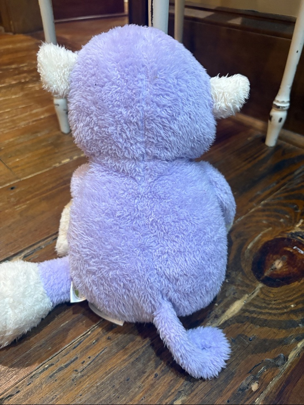 Lavender Plush Monkey Stuffed Animal - Soft Snuggle Toy - Picture 2 of 4